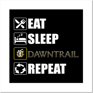 Eat Sleep Dawntrail Repeat FFXIV Online Posters and Art